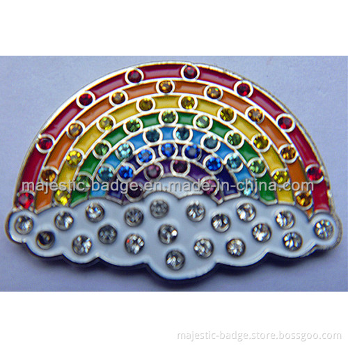 Customized Colorful Shell Pin (MJ-PIN-084)